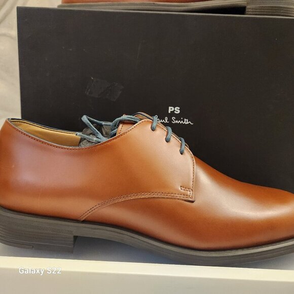 Paul Smith Bayard Tan Cow Men's Oxfords. Leather. NIB. EU 42/US 9 - Picture 1 of 11